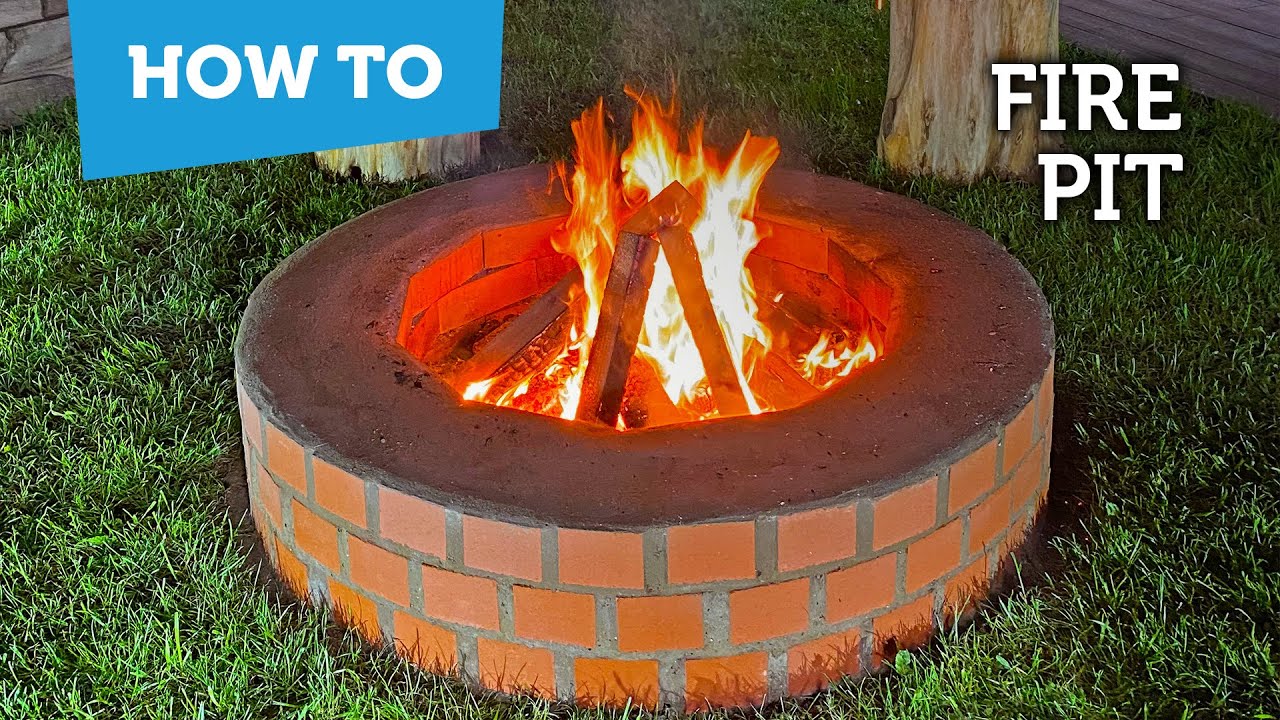 Create Your Own Fire Pit Made Out of Bricks: Simple Tutorial