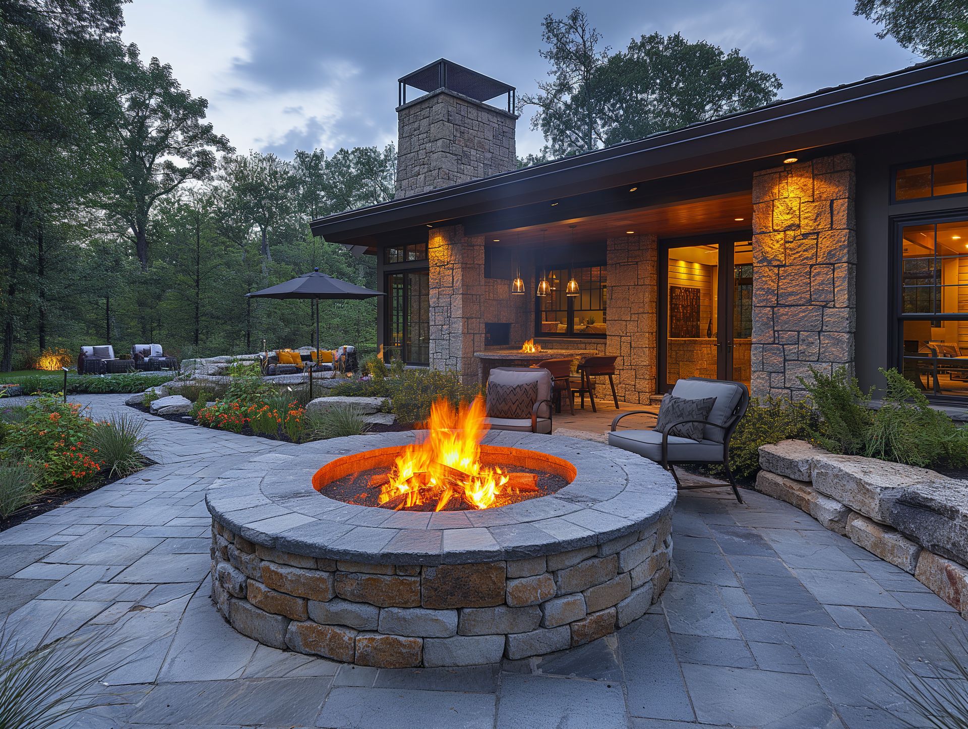 Bricks Around Fire Pit: Simple Ideas for a Cozy Backyard Setup!