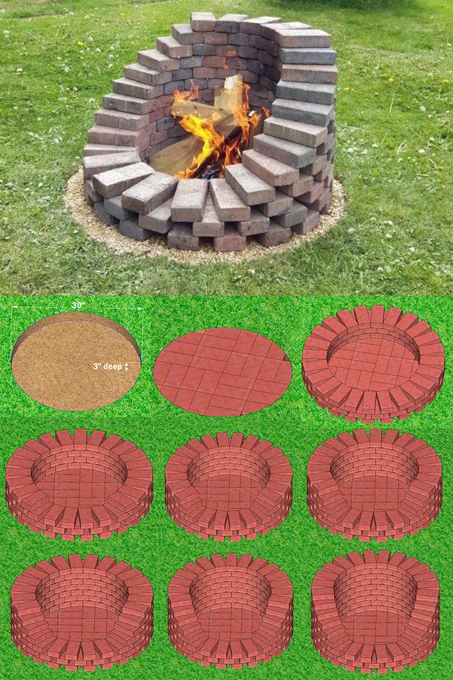 Build Your Own Brick Fire Pit (Easy DIY Guide for Beginners)