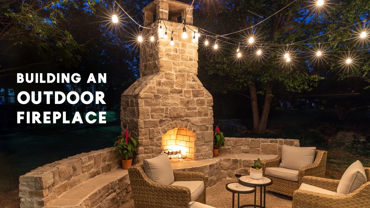 how to make an outdoor brick fireplace Learn tips from the pros