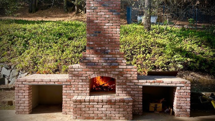 DIY Project: How to Build Brick Fireplace Outdoor - Make It Yourself