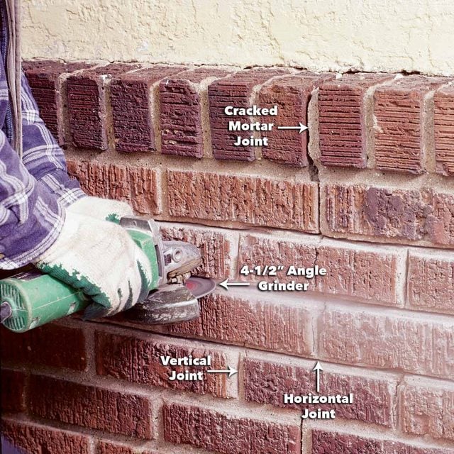 Whats the best way for gluing a brick to a fireplace mortar joint safely