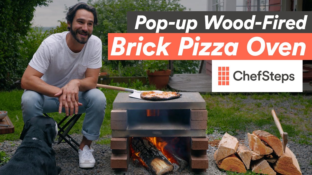 Build a brick pizza oven yourself: Make your own pizza at home!