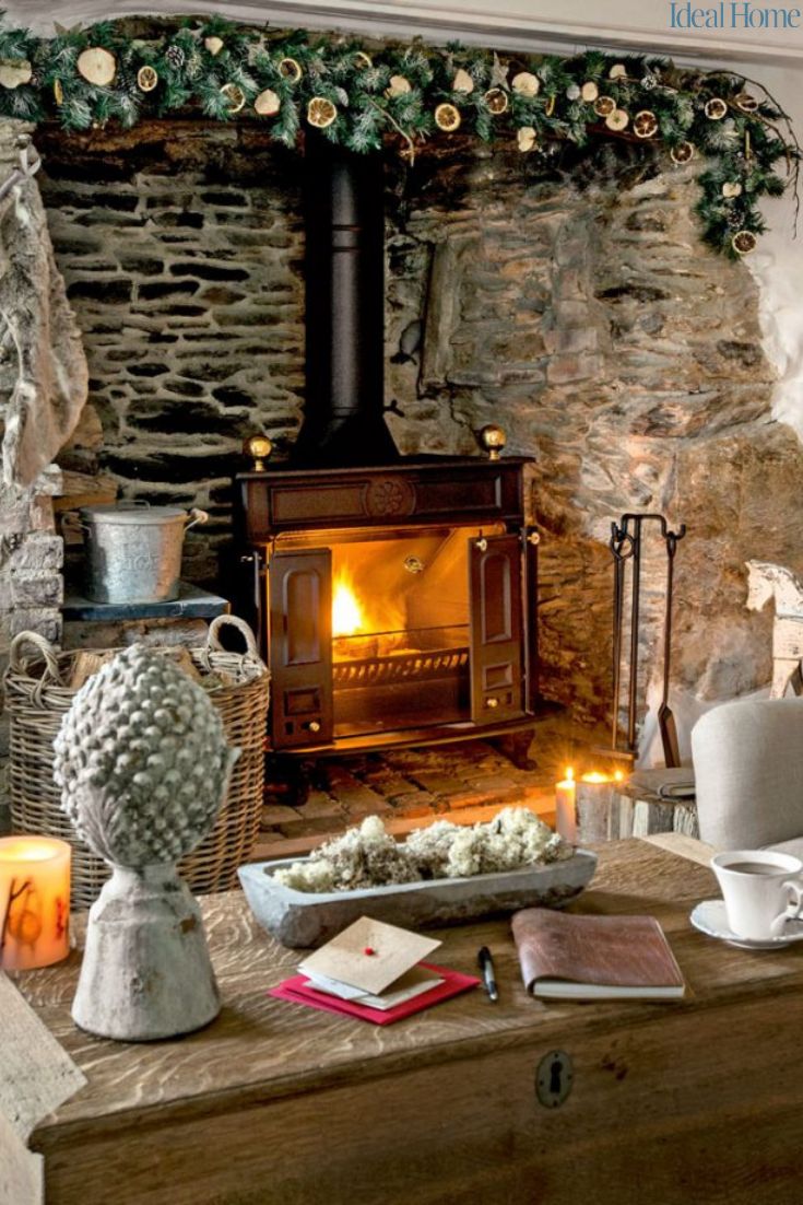 Brick Fireplace with Log Burner: Cozy Nights Guaranteed.